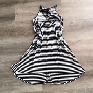 Striped cotton dress